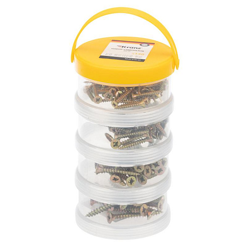 Набор саморезов для ДСП 140 шт. | KR-01-3101-07 | Kranz