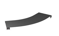 Крышка на угол горизонтальный 45 градусов, осн.200, R600, цинк-ламельная | LK0260ZL | DKC