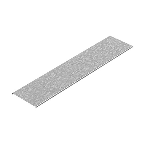 Крышка к лотку 200х11х3000 под заземление, толщ. 1,2 мм, Сендзимир цинк | КЛЗТЗ-200х11х3000-1,2-СЦ | Ostec