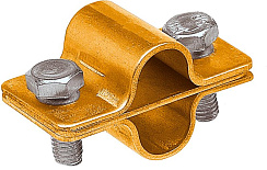 Зажим соединительный стержень 16 мм — стержень параллельный, латунь|90553-1|Ezetek