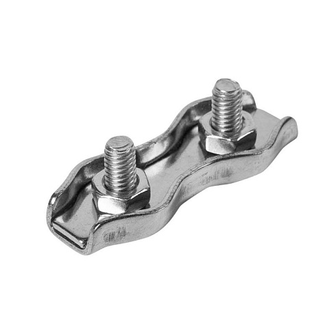 Зажим для троса Duplex 3 мм (2 шт) - ярлык ( 0,03 кг) | 108072 | Tech-KREP