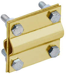 Зажим заземл. крест. стержень-стержень латунь | ZGC43-40-1-16 | IEK