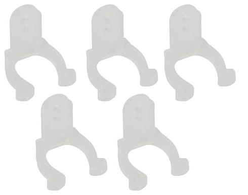 Набор креплений  LS-clip-24-bath для установки термостойкой светодиодной ленты на поверхность, 5 шт.  | Б0062311 | ЭРА