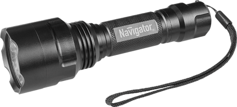 Фонарь универсальный NPT-P03-18650 алюм. проф. 1 CREE LEDx10Вт. Акк. 3.7В 2А | 71583 | Navigator
