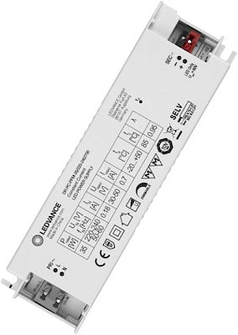 Светодиодный драйвер пост.тока, с установкой тока DIP-перекл. PERFORMANCE,35/220-240/700 DR PC-PFM-35/220-240/700 10X1 | 4058075239876 | LEDVANCE