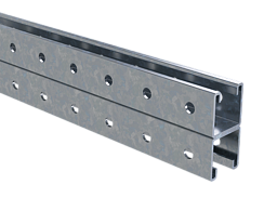 Профиль С-образный двойной LAS, L3000, толщ.2,5 мм, горячеоцинкованный | BPD4130HDZ | DKC