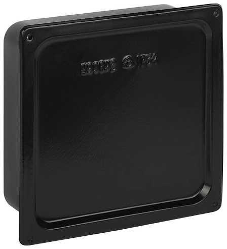 Коробка протяжная  Y-996-200-200-80-54 металлическая У-996 с уплотнителем 200х200х80мм черная IP54  | Б0062856 | ЭРА