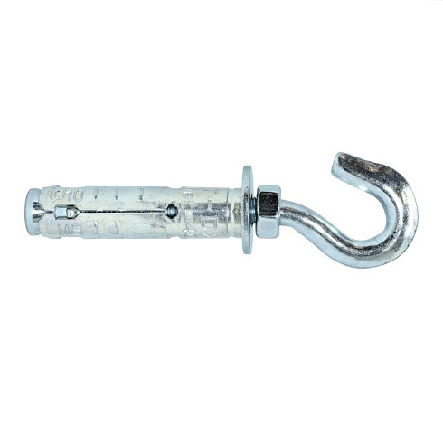 Анкер с крюком DX ZN М6x75 (4 шт) - пакет | 148887 | Tecfi