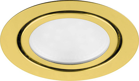 Светильник светодиодный мебельный встраиваемый LN7  3W 4000K золотистый | 28864 | Feron