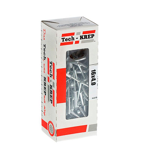 Заклепка 4,0х16 (100 шт) - коробка | 102290 | Tech-KREP