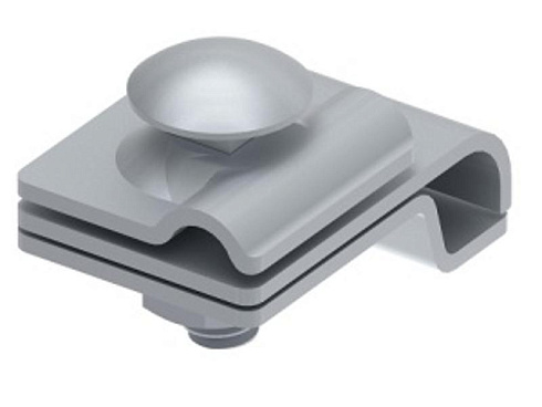 Соединитель токоотвода на водосточный желоб универсальный, гор. цинк, 391141 | МС-141-ГЦ |  Ostec