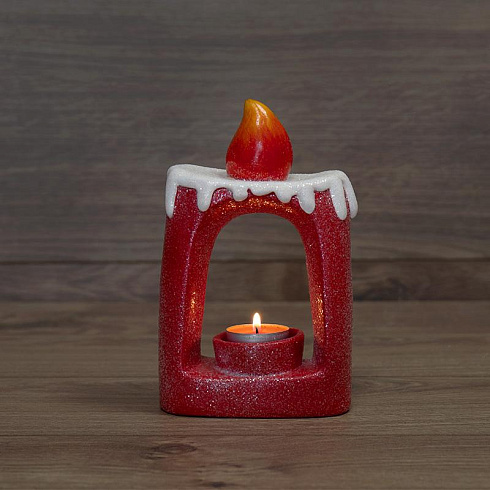 Керамический подсвечник «Свечка» 12.5х6х19.3 см | 501-074 | NEON-NIGHT