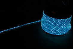 Дюралайт светодиодный LED-F3W 3-х жильный , синий-белый 2,88Вт/м 72LED/м 50м 220V | 26211 | Feron