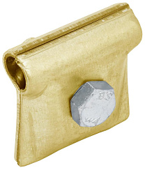 Зажим соед. круглого проводника 6-12мм латунь | ZCC80-40-1-16 | IEK