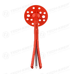 Дюбель для теплоизоляции с термоголовкой 10х220 (30 шт) - коробка ( 1,636 кг) | 138613 | Tech-KREP