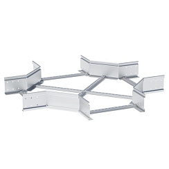 Ответвитель крестовой лестничный усиленный 150х800 мм (2 мм) HDZ EKF | xltp150800-2-HDZ | EKF