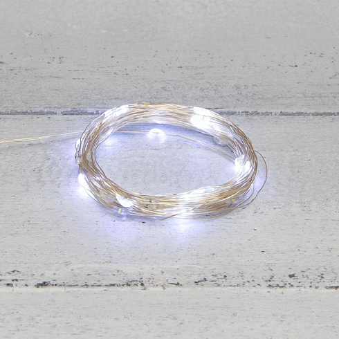 Гирлянда Роса 5 м, 50 LED, USB, белое свечение | 315-965 | NEON-NIGHT