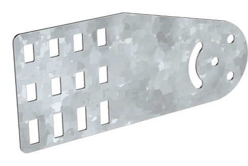 Пластина шарнирная h=100мм HDZ | CLM51D-PSH-100-HDZ | IEK