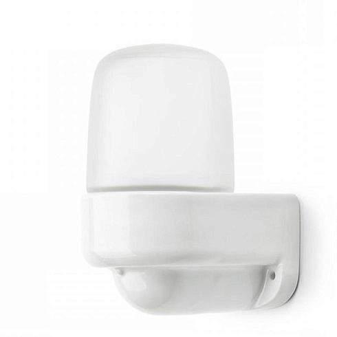 Светильник  НББ 02-60-003 для бани керамика/стекло угловой IP54 E27 max 60Вт 150х110х85 белый | Б0064016 | ЭРА