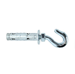 Анкер с крюком DX ZN М8x50 (4 шт) - пакет | 148888 | Tecfi