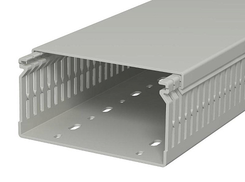 Распределительный кабельный канал LK4 N 60x120x2000 мм (ПВХ,серый) (LK4 N 60120) | 6178213 | OBO Bettermann