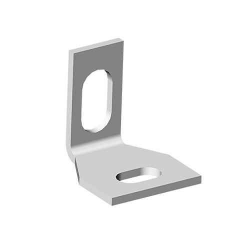 Уголок для крепления хомутов, толщ. 4,0 мм, гальван. цинк, 868128 | УХ-4,0-ЭЦ |  Ostec