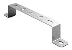 Скоба для настенного крепления 500, толщ. 2,0 мм, Сендзимир цинк, 050151 | СН-500-2,0-СЦ |  Ostec