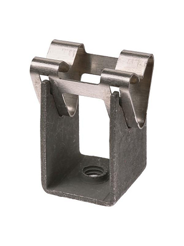 Держатель для гориз. и верт. поверхностей, стал. Фикс.для прута Ø8 мм, высота 35 мм, гор. цинк.  | SQ2402-3220 | TDM