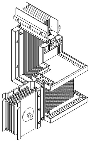 Секция Z лев. вверх 3200А Al 3L+N+1/2PE IP55 тран. IEK | LB-3200A5-35-F-ZLU | IEK
