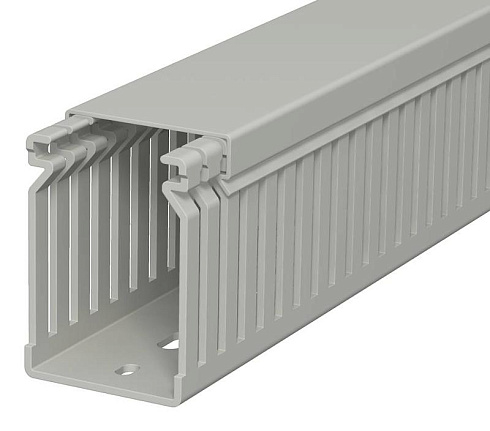 Распределительный кабельный канал LK4 60x40x2000 мм (ПВХ,серый) (LK4 60040) | 6178031 | OBO Bettermann