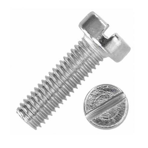 Винт DIN84 с цилиндрической головкой оцинк. М4х16 (18 шт) - пакет ( 0,036 кг) | 102983 | Tech-KREP