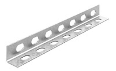 Профиль перфорированный L-образный 30х30х3000, толщ. 2,0 мм, Сендзимир цинк, 052101 | ПП-L-30х30х3000-2,0-СЦ |  Ostec