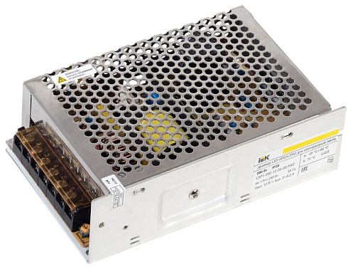 Драйвер для светодиодных лент LED ИПСН-PRO 200Вт 12В IP20 блок-клеммы | LSP1-200-12-20-33-PRO | IEK