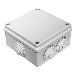 Коробка распределительная для о/п 100х100х50 (60шт/кор) IP55 безгалогенная (HF) | 40-0300 | Промрукав