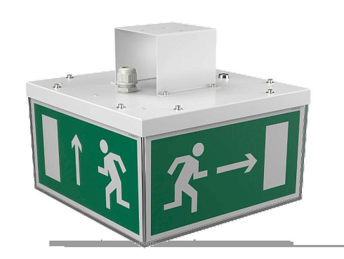Световой указатель аварийного освещения BS-CUBE-10-S1-BZ | a15412 | Белый свет