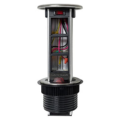 Встраиваемая мини-колонна, 6 модулей=3 поста C-Line выдвижная  | cl-vmk-6-s | EKF