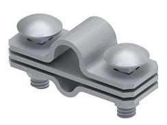 Соединитель параллельный стержень/пруток, гор. цинк, 391101 | МС-101-ГЦ |  Ostec