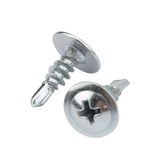 Саморез с прессшайбой ПШС сверло 4.2х13, пакет (25шт.) | 1182-4213-4 | KRANZ