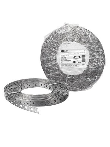 Лента монтажная перфорированная прямая 20x1,0 мм (25 м) | SQ2907-0705 | TDM