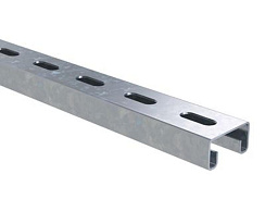 С-образный профиль 41х21, L1600, толщ.2,0 мм, горячеоцинкованный | BPV2116HDZ | DKC