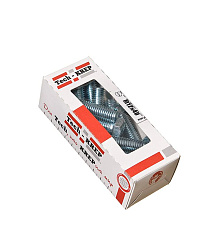 Болт DIN933 8.8 с шестигранной головкой оцинк. М12х40 (15 шт) - коробка с ок. Tech-K ( 0,684 кг) | 126526 | Tech-KREP