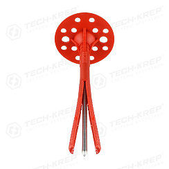 Дюбель для теплоизоляции с термоголовкой 10х180 (50 шт) - коробка ( 2,345 кг) | 138611 | Tech-KREP