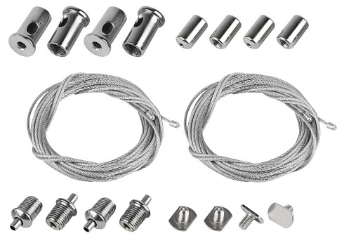 Набор тросов  6060-5 2м для подвеса для профиля 6060 4шт  | Б0062791 | ЭРА