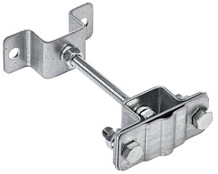 Дер. опорный пол./пруток 25-40мм/6-10мм оц. сталь | ZDP51-11-1-16-40 | IEK