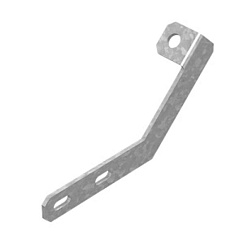 Кронштейн для консоли поддерживающий 135 град., толщ. 3,0 мм, Сендзимир цинк, 055422 | ККПП-135-3,0-СЦ |  Ostec