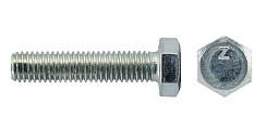 Болт DIN933 с шестигранной головкой оцинк. М8х40 (2 шт) - пакет ( 0,04 кг) | 102971 | Tech-KREP