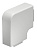 Крышка плоского угла кабельного канала WDK 40x90 мм (ПВХ,белый) (WDK HF40090RW) | 6192866 | OBO Bettermann