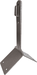 Держатель проводника круглого 6-10 мм для конька, высота 110 мм, оцинк.|91107|Ezetek