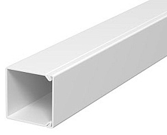 Мини-канал WDK с крышкой 25x25x2000 мм (высота борта 26 мм, крышка 25 мм) ПВХ белый RAL 9010 | 6191053 | OBO Bettermann