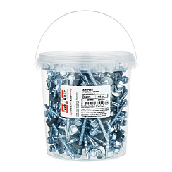 Саморез КР ZP св. 5,5х76 (100 шт) - ведро ( 1,275 кг) | 104756 | Tech-KREP